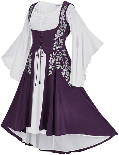 Tauriel Maxi Set Limited Edition Mystic Purple Silver Embroidery