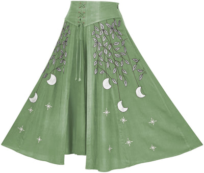 Celestia Maxi Overskirt Limited Edition Spring Basil