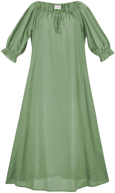 Brigid Maxi Chemise Limited Spring Basil