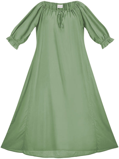 Brigid Maxi Chemise Limited Spring Basil