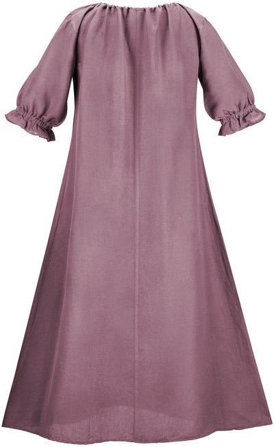 Brigid Maxi Chemise Linen Limited Dusty Rose